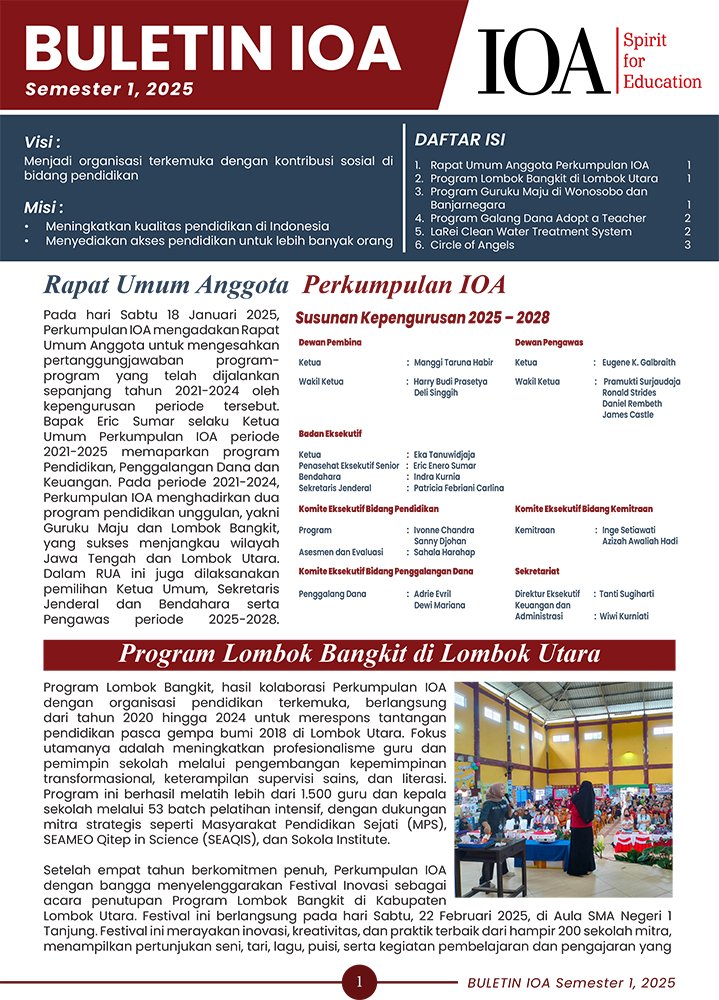 Buletin IOA Semester Pertama 2025